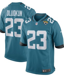 Foyesade Oluokun Jacksonville Jaguars Game Player Jersey - Teal