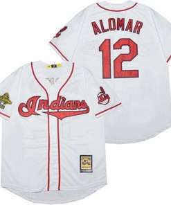 Francisco Lindor #12 2020 Mlb White Jersey A6