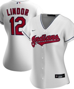 Francisco Lindor #12 2020 Mlb White Womens Jersey