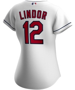 Francisco Lindor #12 2020 Mlb White Womens Jersey
