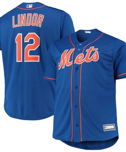 Francisco Lindor New York Mets Big & Tall Replica Player Jersey - Royal Mlb