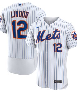 Francisco Lindor New York Mets Home Authentic Player Jersey White Mlb