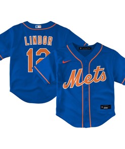 Francisco Lindor New York Mets Infant Alternate Replica Player Jersey - Royal Mlb