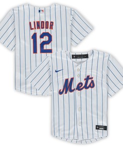 Francisco Lindor New York Mets Toddler Replica Player Jersey White Mlb