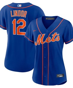 Francisco Lindor New York Mets Womens Alternate Replica Player Jersey - Royal Mlb