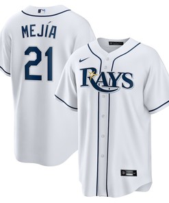 Francisco Mejía 21 Tampa Bay Rays Home Team Men Jersey - White