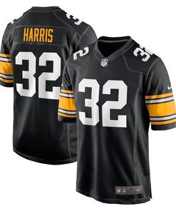 Franco Harris 32 Pittsburgh Steelers Alternate Retired Player Jersey - Black