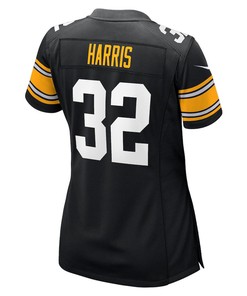 Franco Harris 32 Pittsburgh Steelers Women's Alternate Retired Player Jersey - Black