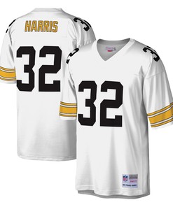 Franco Harris Pittsburgh Steelers Mitchell And Ness Legacy Replica Jersey White Nfl