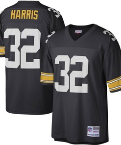 Franco Harris Pittsburgh Steelers Mitchell & Ness Legacy Replica Jersey - Black Nfl