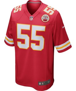 Frank Clark 55 Kansas City Chiefs Game Jersey - Red