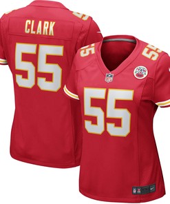 Frank Clark Kansas City Chiefs Womens Game Jersey - Red Nfl