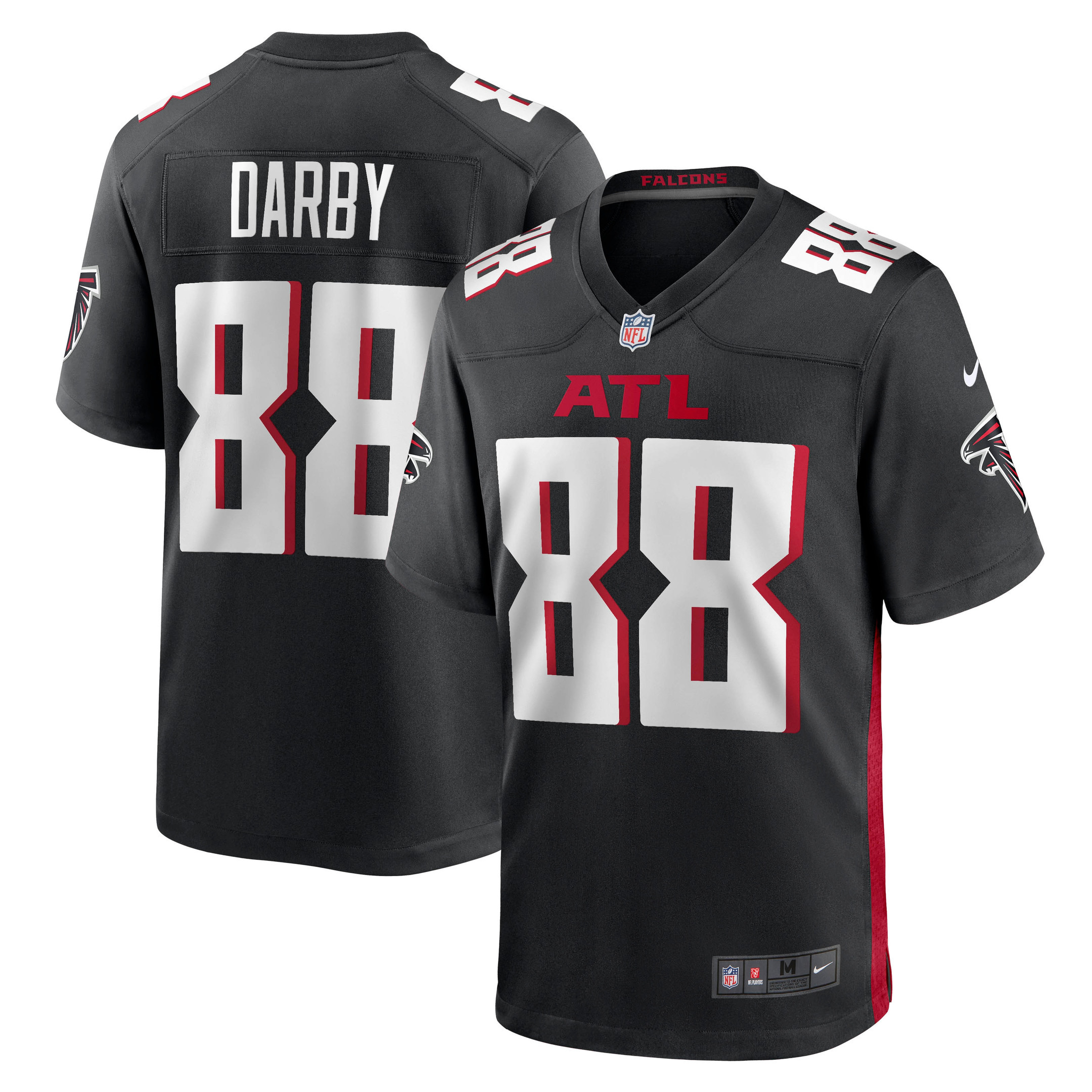 Frank Darby Atlanta Falcons Game Jersey - Black Nfl