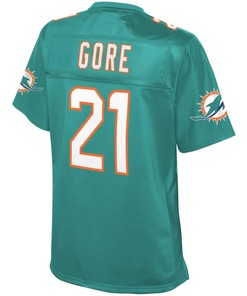 Frank Gore Miami Dolphins Nfl Pro Line Womens Team Player Jersey - Aqua