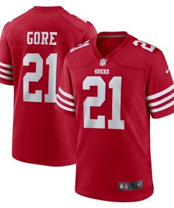 Frank Gore San Francisco 49ers Retired Player Game Jersey - Scarlet Nfl