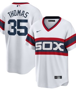 Frank Thomas Chicago White Sox Home Cooperstown Collection Player Jersey - White Mlb