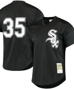 Frank Thomas Chicago White Sox Mitchell & Ness Cooperstown Mesh Batting Practice Jersey - Black Mlb