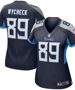 Frank Wycheck Tennessee Titans Womens Game Retired Player Jersey - Navy Nfl