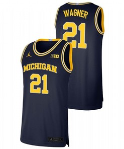 Franz Wagner 12 Michigan Wolverines Basketball Limited Men Jersey - Navy