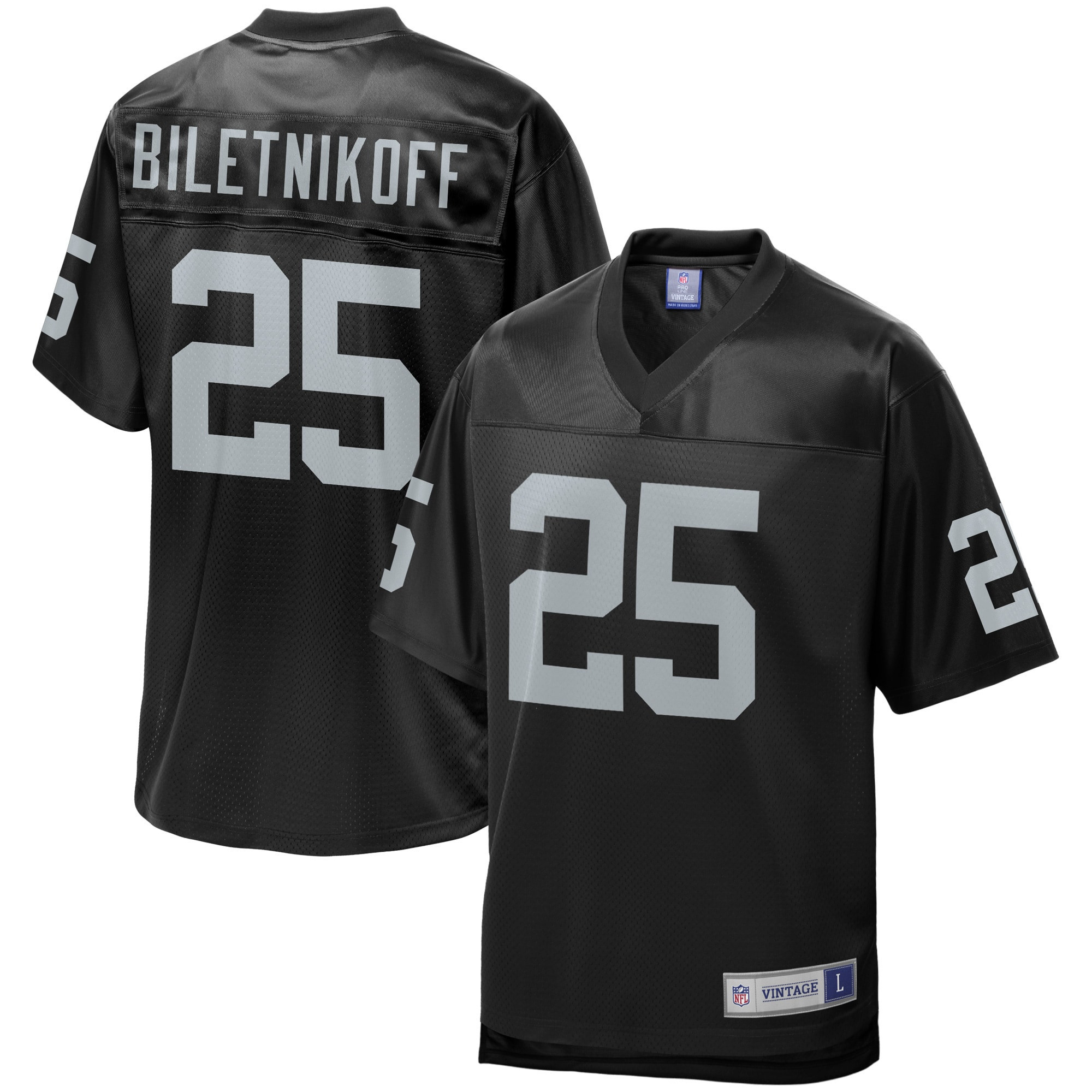 Fred Biletnikoff Las Vegas Raiders Nfl Pro Line Retired Player Jersey - Black Nfl