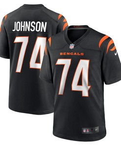 Fred Johnson Cincinnati Bengals Game Jersey - Black Nfl