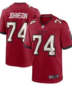 Fred Johnson Tampa Bay Buccaneers Game Player Jersey - Red