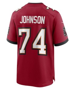Fred Johnson Tampa Bay Buccaneers Game Player Jersey - Red