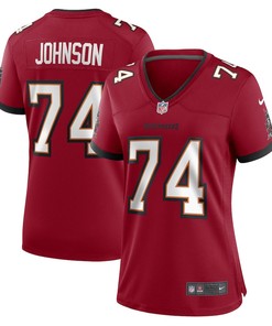 Fred Johnson Tampa Bay Buccaneers Women's Game Player Jersey - Red