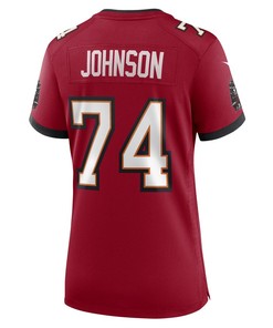 Fred Johnson Tampa Bay Buccaneers Women's Game Player Jersey - Red