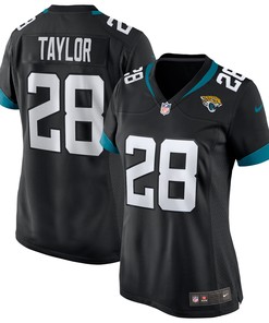 Fred Taylor Jacksonville Jaguars Womens Game Retired Player Jersey - Black Nfl