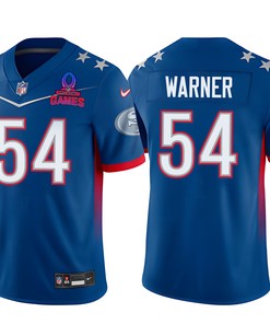 Fred Warner 54 49Ers Pro Bowl 2023 Patch Men Jersey - Blue