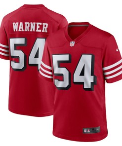Fred Warner 54 San Francisco 49ers Alternate Player Game Jersey - Scarlet