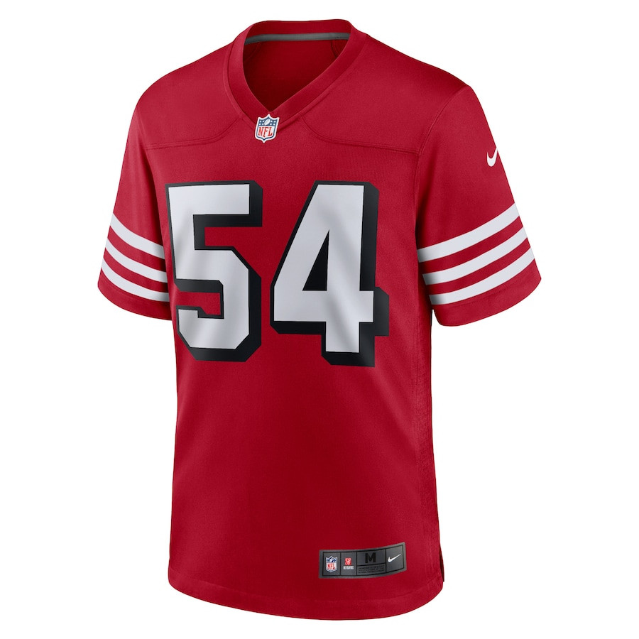 Fred Warner 54 San Francisco 49ers Alternate Player Game Jersey - Scarlet