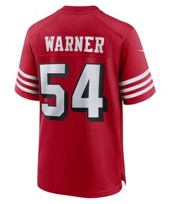 Fred Warner 54 San Francisco 49ers Alternate Player Game Jersey - Scarlet