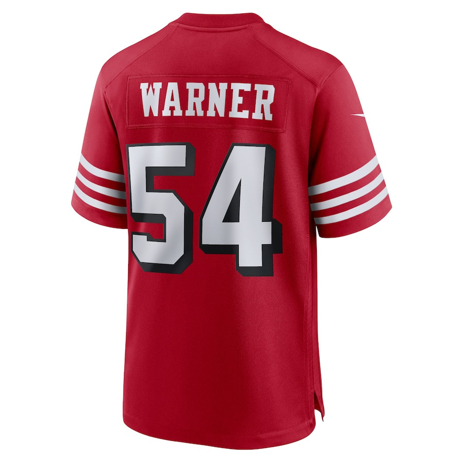 Fred Warner 54 San Francisco 49ers Alternate Player Game Jersey - Scarlet