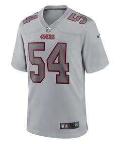 Fred Warner 54 San Francisco 49ers Atmosphere Fashion Game Jersey - Gray