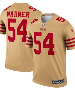 Fred Warner 54 San Francisco 49ers Inverted Legend Jersey - Gold
