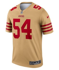 Fred Warner 54 San Francisco 49ers Inverted Legend Jersey - Gold