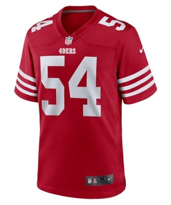 Fred Warner 54 San Francisco 49ers Player Game Jersey - Scarlet