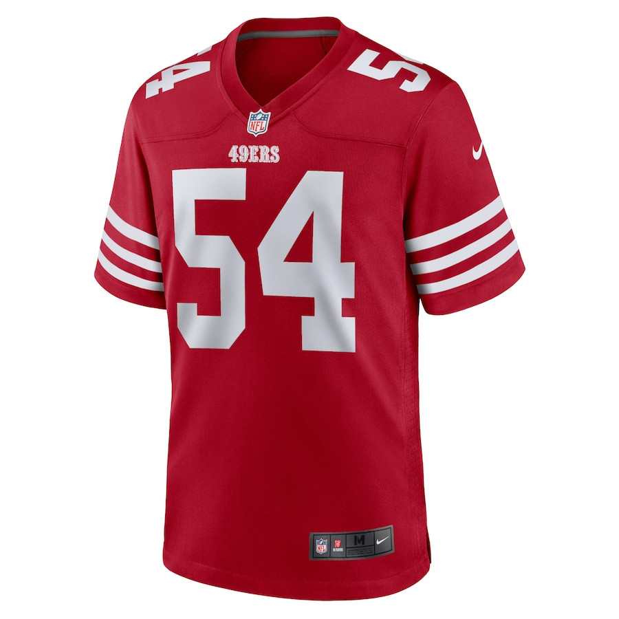 Fred Warner 54 San Francisco 49ers Player Game Jersey - Scarlet