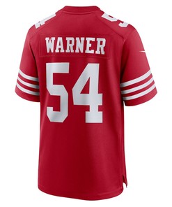 Fred Warner 54 San Francisco 49ers Player Game Jersey - Scarlet