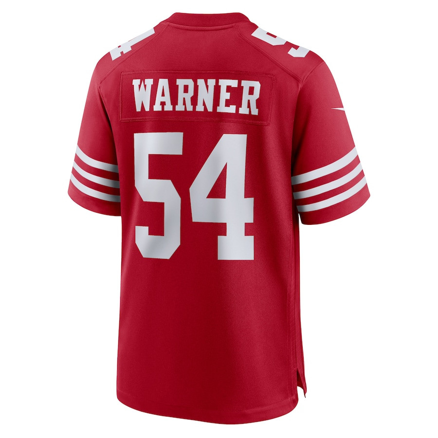Fred Warner 54 San Francisco 49ers Player Game Jersey - Scarlet