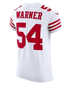 Fred Warner 54 San Francisco 49ers Vapor Elite Jersey - White