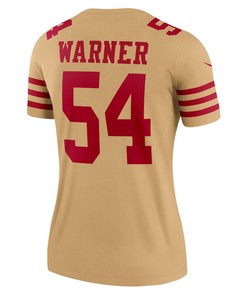 Fred Warner 54 San Francisco 49ers Women's Inverted Legend Jersey - Gold