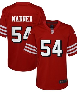 Fred Warner 54 San Francisco 49ers Youth Alternate Game Jersey - Scarlet