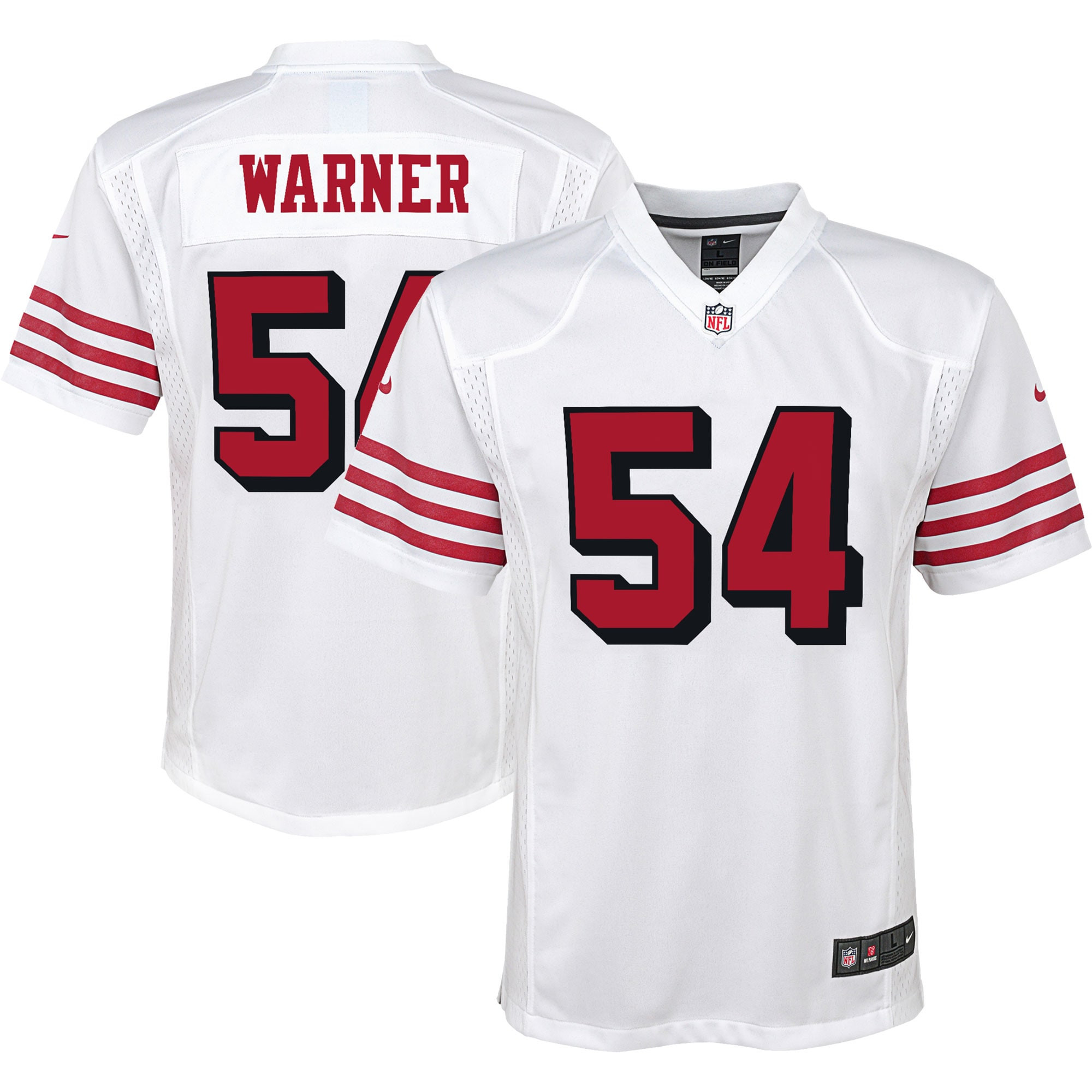 Fred Warner San Francisco 49ers Alternate Game Jersey - White Nfl