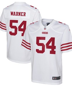 Fred Warner San Francisco 49ers Game Jersey - White Nfl