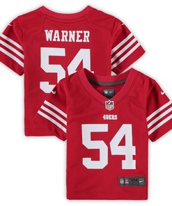 Fred Warner San Francisco 49ers Infant Game Jersey - Scarlet Nfl