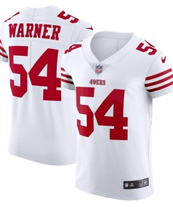 Fred Warner San Francisco 49ers Vapor Elite Jersey - White Nfl