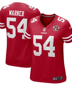 Fred Warner San Francisco 49ers Womens 75th Anniversary Player Game Jersey - Scarlet Nfl